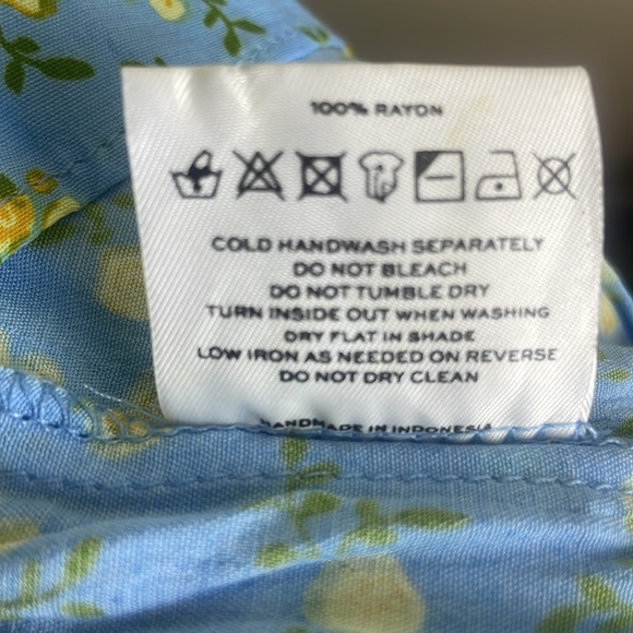 NWT Faithfull The Brand Charlotte Mini Dress Ana Floral Print Size 8 - Picture 12 of 14